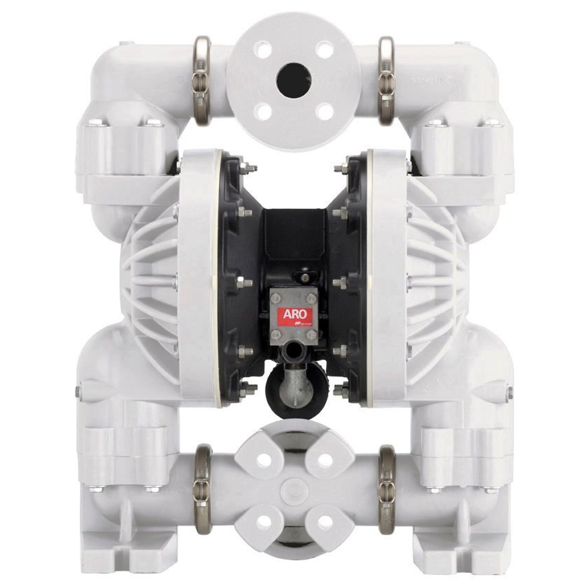 ARO Ingersoll Rand 2in.Air Operated Diaphragm Pump, Flow 145 GPM, Inlet Port 2 in, Outlet Port 2 in, Model# 6662A4-444-C